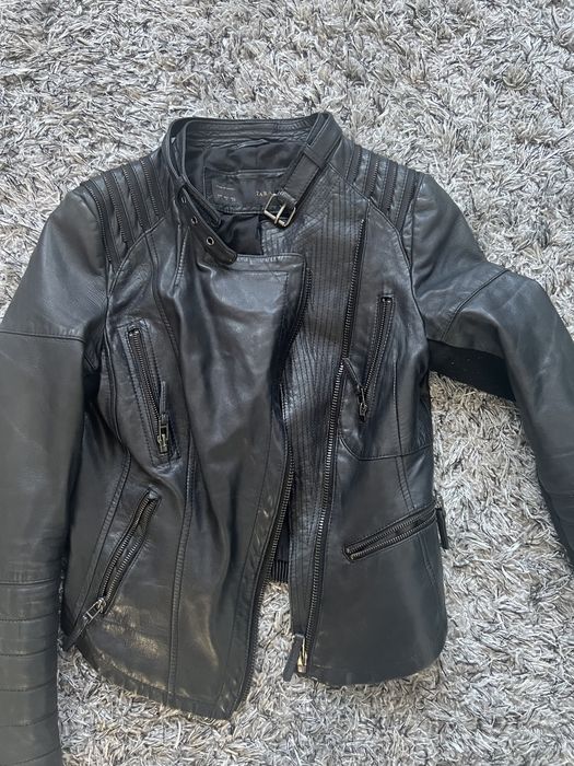 Geaca piele Zara, masura S