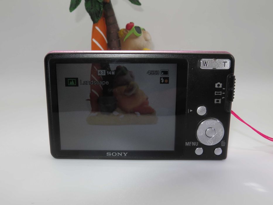 Sony CyberShot W350 розов компактен фотоапарат, дигитална камера - НОВА - ползвана веднъж - пълен комплект - Отлична