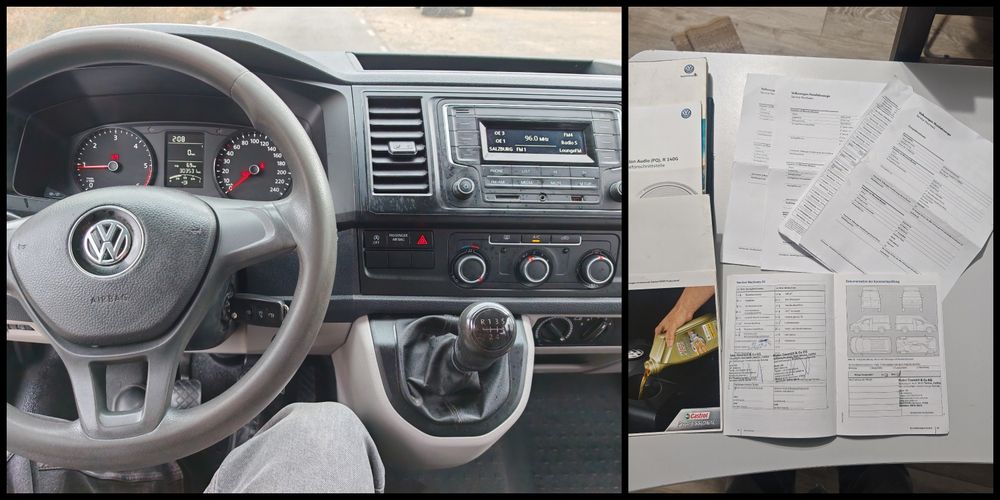 Volkswagen T6 Caravelle-Transporter /8+1 locuri/extra long/climă față-spate