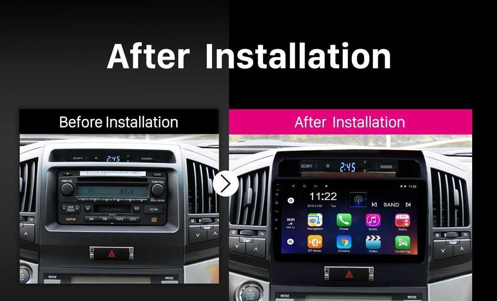 Toyota Land Criuser LC200 2008 - 2015 Мултимедия Навигация Android