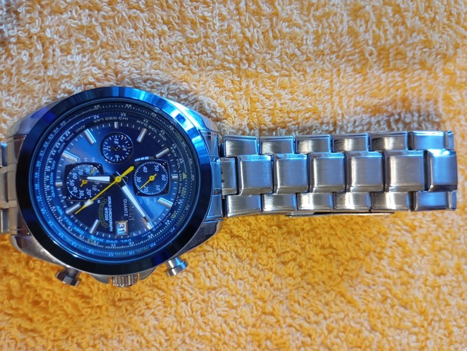 Часовник Citizen Blue Angels Eko-Drive World Chronograph