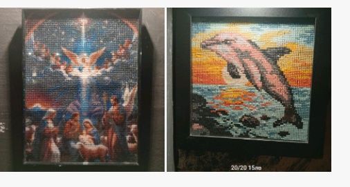 Готови рамкирани диамантени гоблени