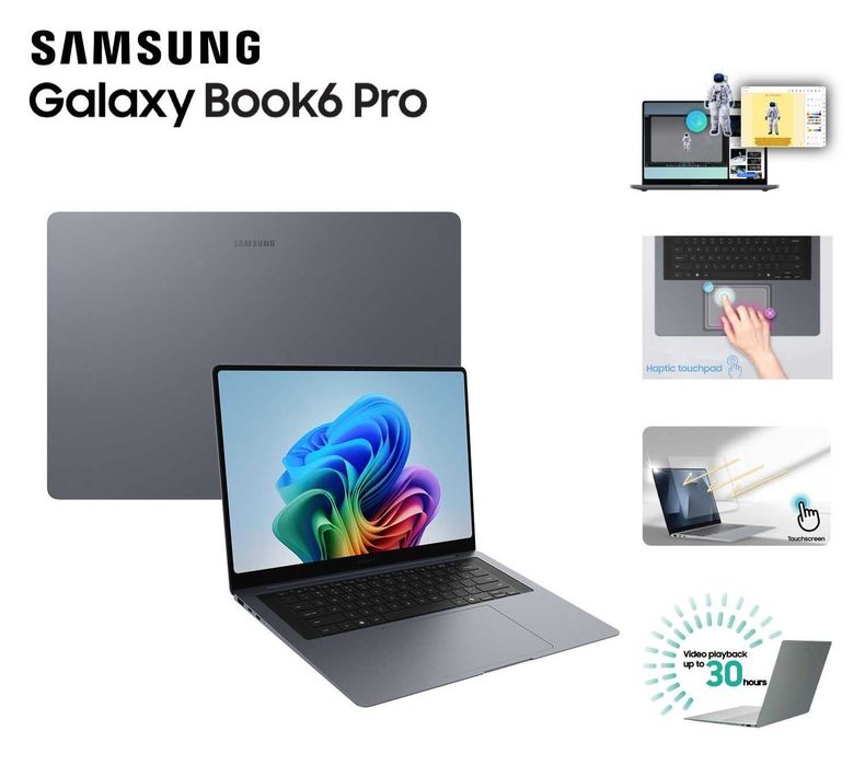Samsung Galaxy Book 6 Pro 14 AMOLED Ultra 7-356H LPDDR5 16GB SSD 512GB