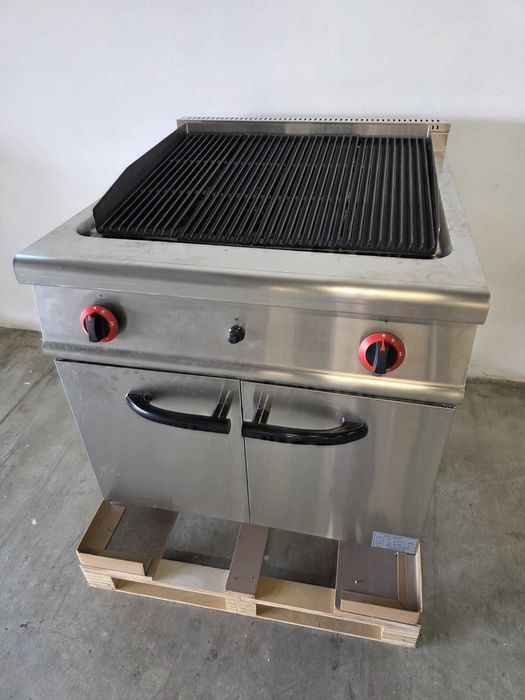 Grill roca vulcanica ,plita roca vulcanica cu placa de fonta NOU