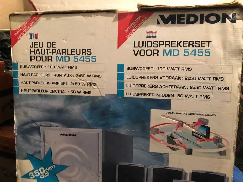 Sistem home cinema/ Set boxe Medion