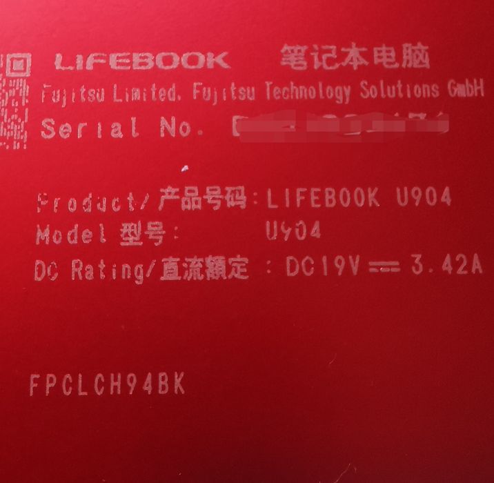 Laptop Fujitsu Lifebook U904 i7-4600U HDD 500GB 6GB RAM – pentru piese / reparație