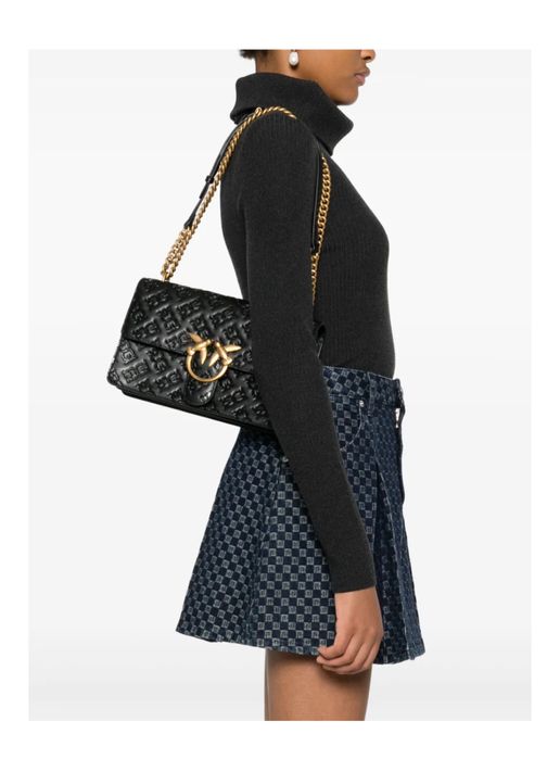 PINKO Love One Classic Dc – оригинална кожена чанта | НОВА | Код: 106