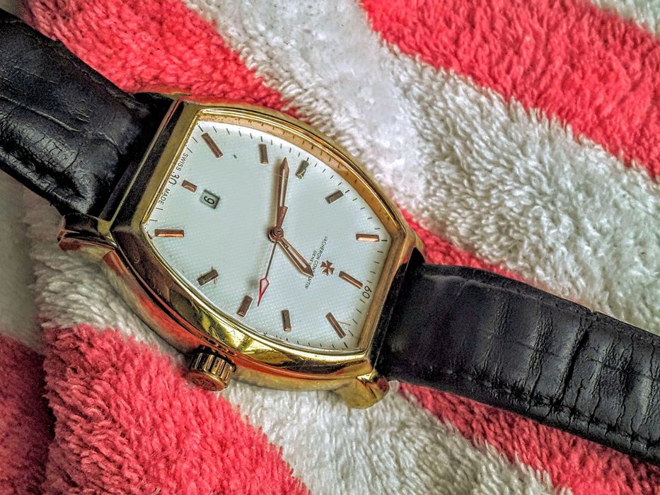 Швейцарские проба(750)позолоченные часы