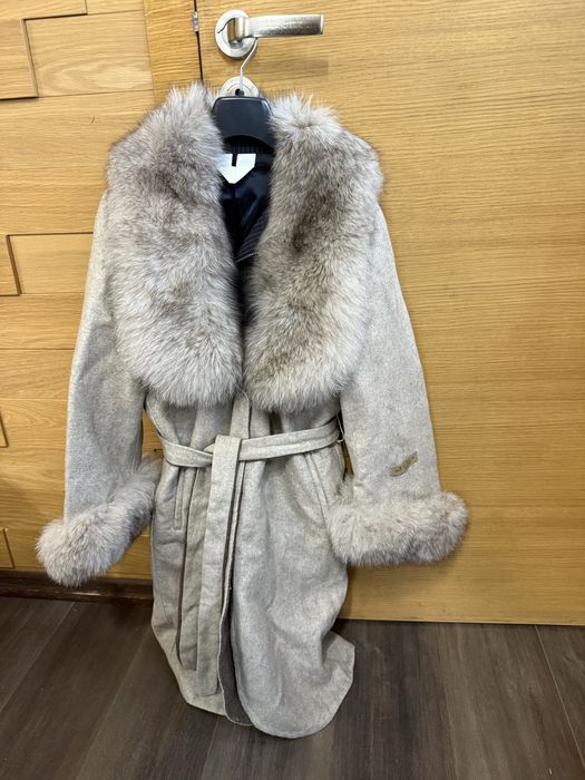 Палто от естествен косъм Алпака