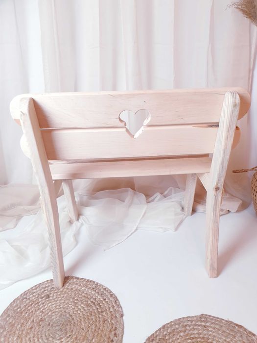Banca copii 2 locuri, nefolosit. Hand made. Mobilier studio foto