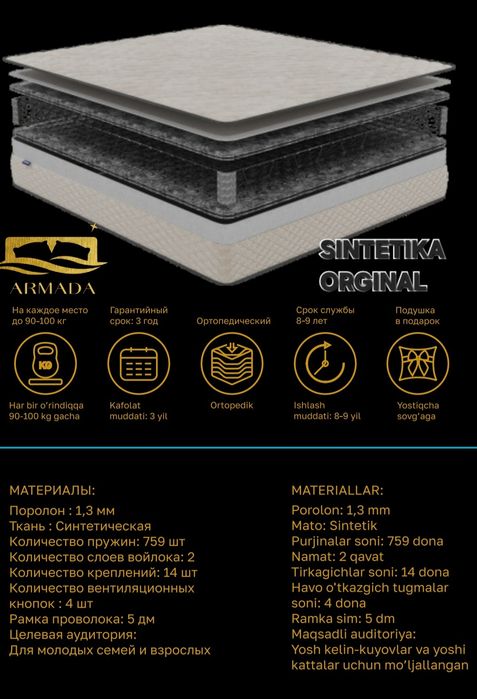 Матрас  matras ARMADA