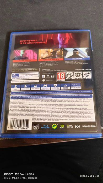 Продавам Hitman 3 за PS4