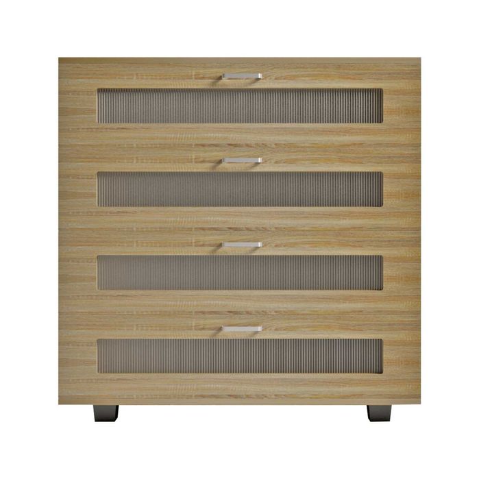 Скрин Puzzle-home HM9880, ПДЧ в два цвята, 4 чекмеджета, 80Χ40Χ83Hcm.