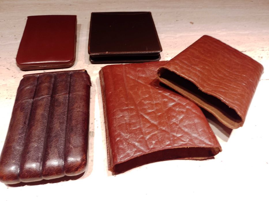 Etui/port trabuc lux, din piele pt trabucuri CORONA/ROBUSTO+CADOU