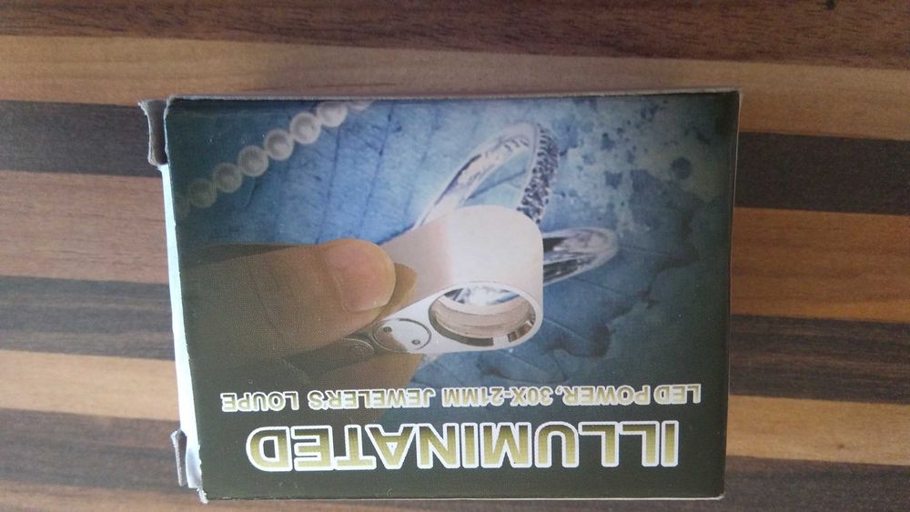 бижутерска лупа от неръждаема стомана