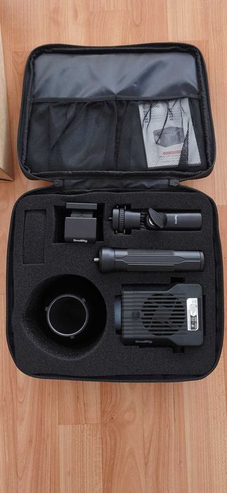 Lampa foto video SmallRig SmallRig RC 60C RGB, full color, maner, clema pentru powerbank, 4810 si SmallRig mini Spot Light