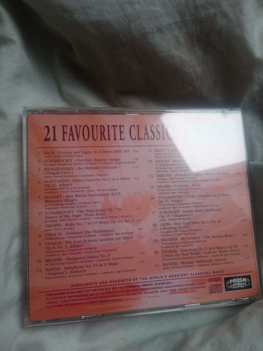 CD Chopin, Strauss, Schumann si altii