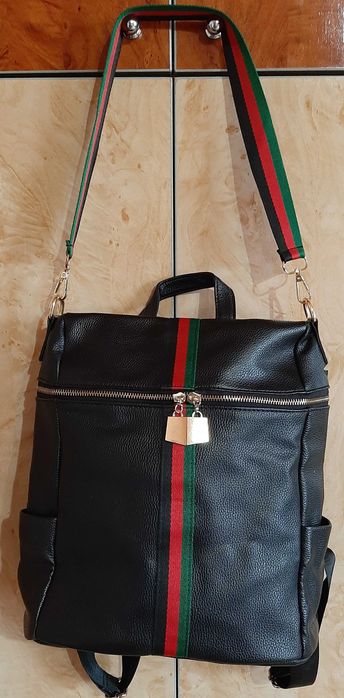 geanta de piele tip rucsac