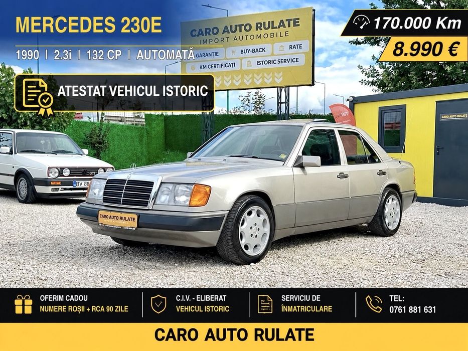 Mercedes-Benz E-Class 1990 benzină, 9.692 € — imagine 1