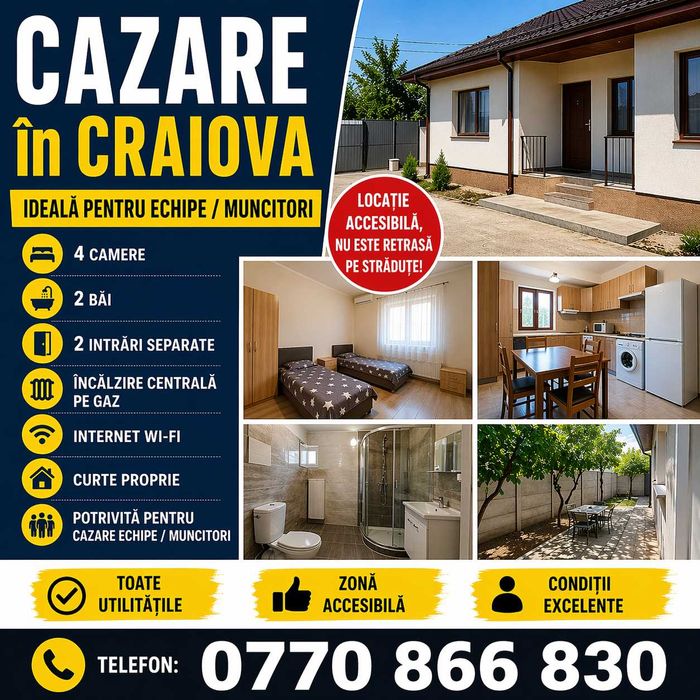 Cazare Angajați Muncitori Echipe