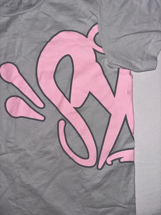 SYNA T-shirt gray and pink