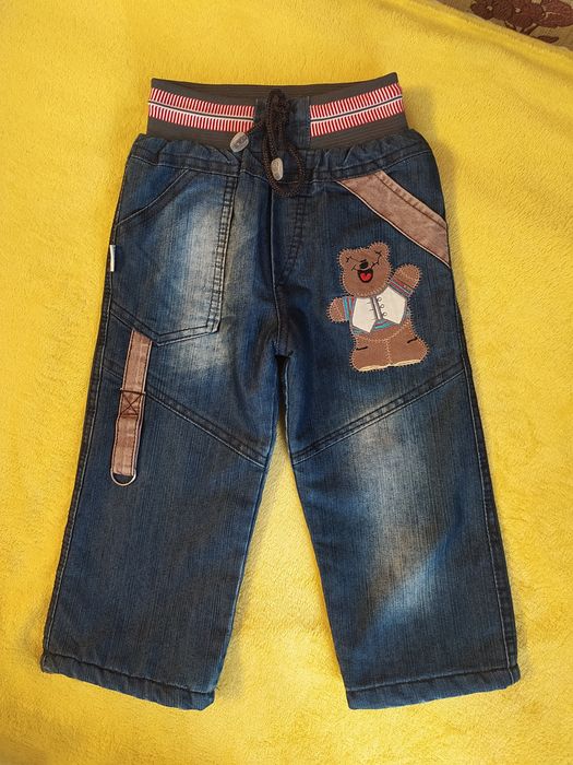 Джинсы утеплённые на 3 года!