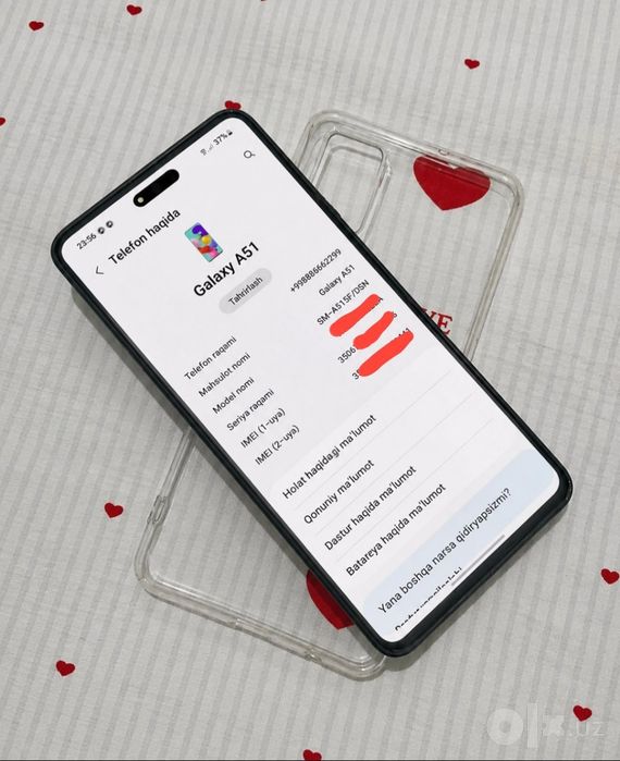 Samsung A51 Kafolat bn