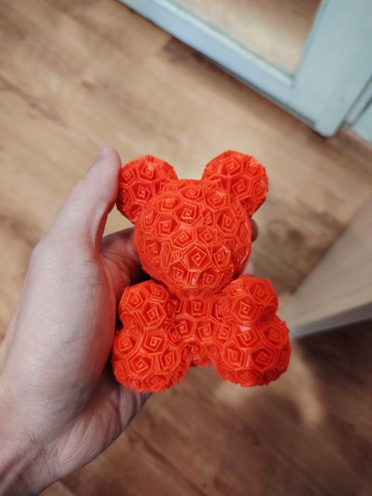 3D декоративно мече с рози - Перфектен подарък за Свети Валентин