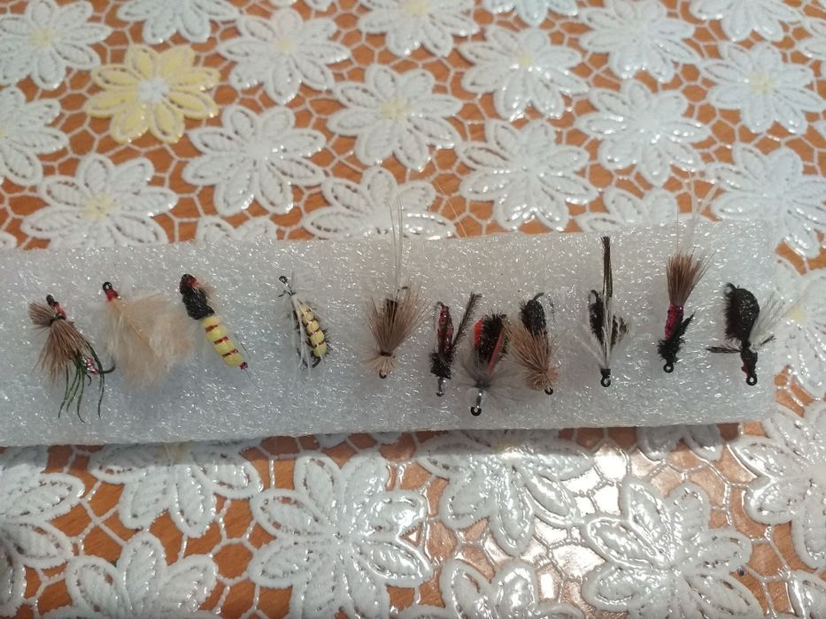 Мухи за риболов,уникални Само от естествени материали