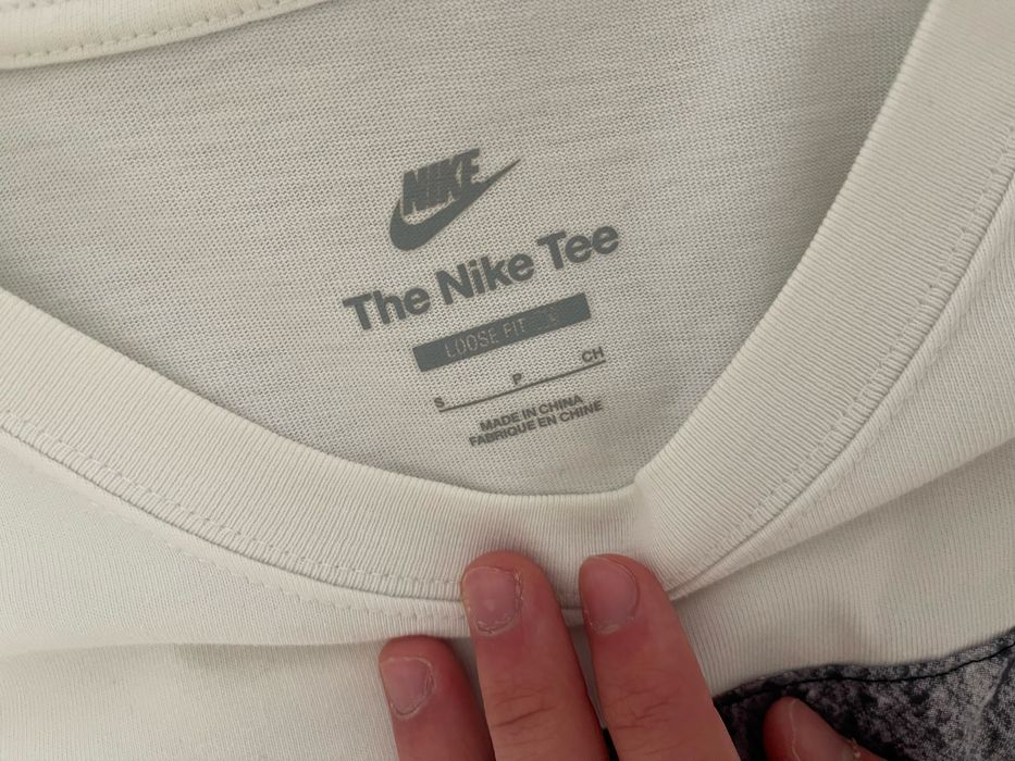 Nike тениска бяла s/m razmer