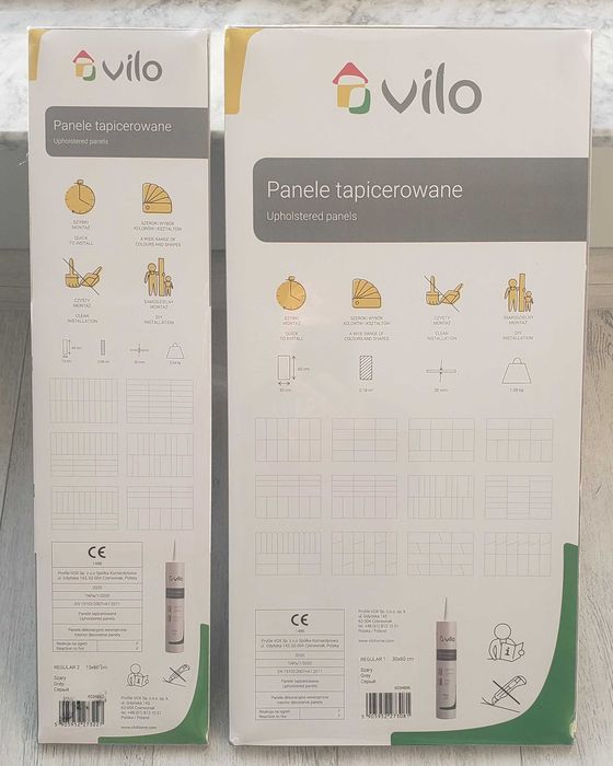 Чисто нови тапицирани панели Vilo за спалня/стена