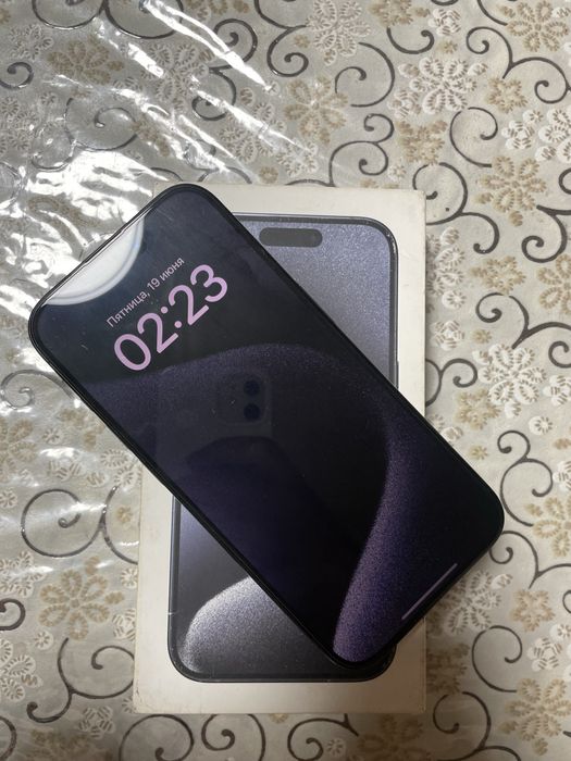 Iphone 15 pro titan blue