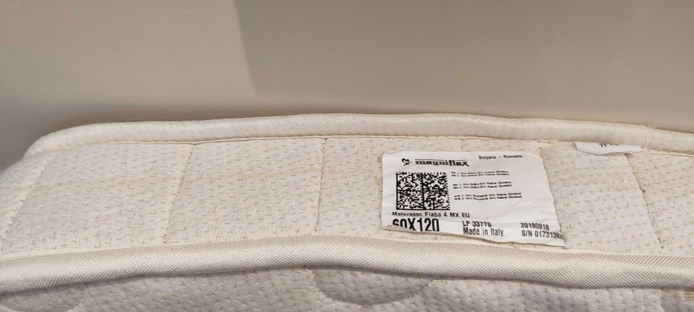 Бебешки матрак magniflex bamboo + протектори и чаршафи с ластик