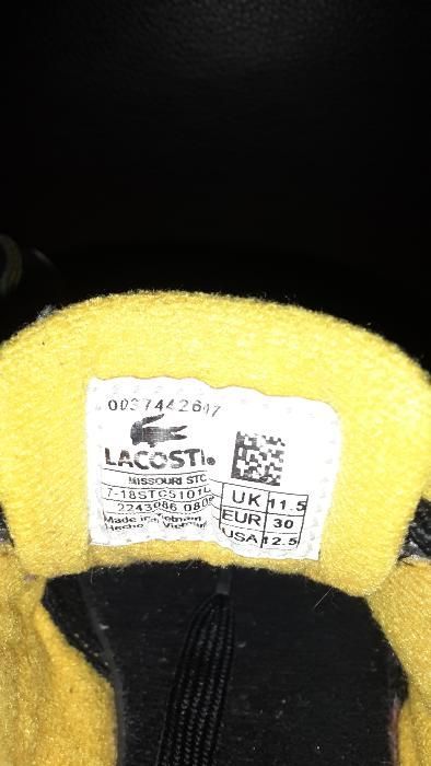 Детски маратонки Лакосте,номер 30