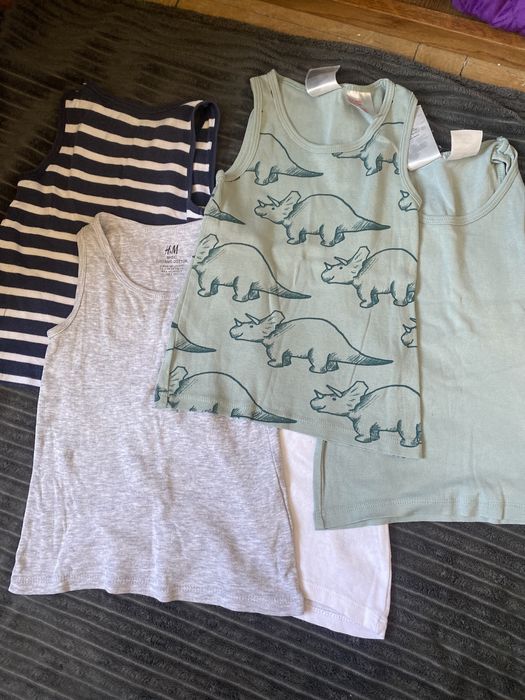 Lot maieu h&m 98-104, un tricou + camasuta