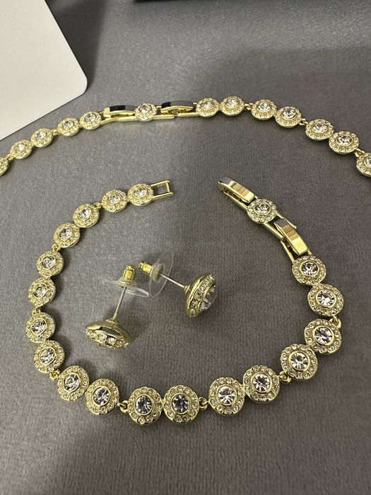 Set Angelic Swaorvski Gold