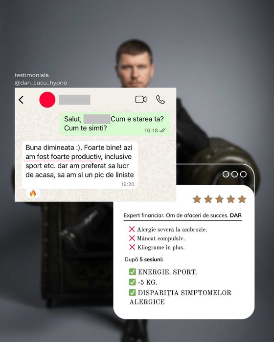 Psiholog online | Hipnoterapeut | Garanția rezultatului