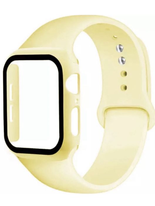 Curea Direct + Husa Carcasa Detasabila Compatibila Ceas Apple Watch