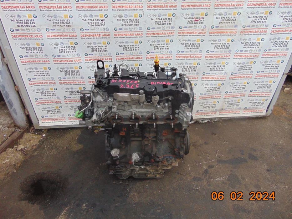 Motor renault Master 2.3 biturbo cod m9tf716 opel movano nissan nv400