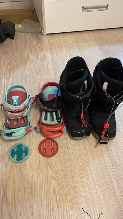 Крепление для сноуборда и ботинки