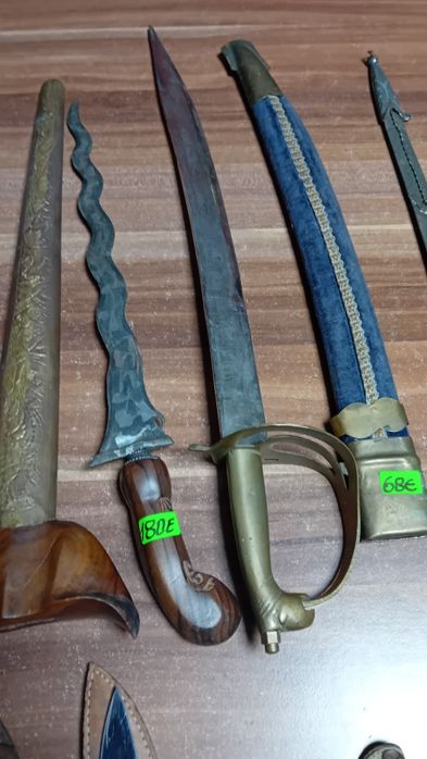 Автентични ками,саби,кама Крис.индийски саби.ковани  ножове и  ханджар