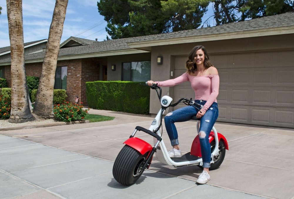 Trotineta Electrica Scuter Pliabil 36V 1000W Roti 10 inch cu scaun