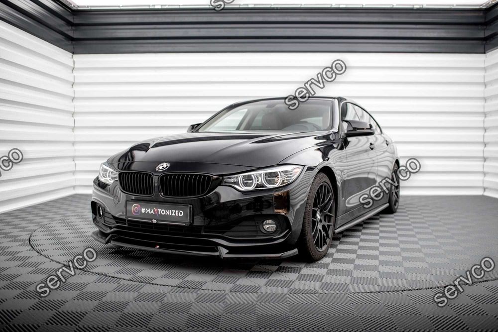 Prelungire splitter bara fata Bmw Seria 4 F36 Gran Coupe 2014-2017 v8 - Maxton Design