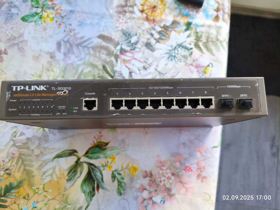 Управляем SWITCH TP-LINK TL-SG3210