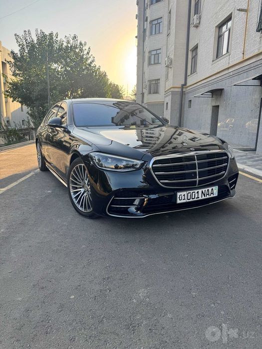 Mercedes-Benz S-Class W223 haydovchi bilan | VIP transfer | Aeroport