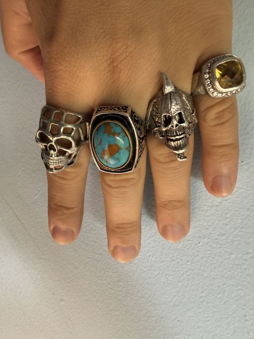 Lot 4 inele din argint deosebite