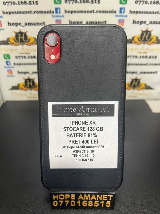 HOPE Amanet P3 / IPHONE XR 128GB/ 81% BAT
