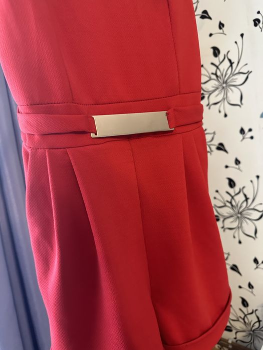 Salopeta roșie elegantă - XS / S