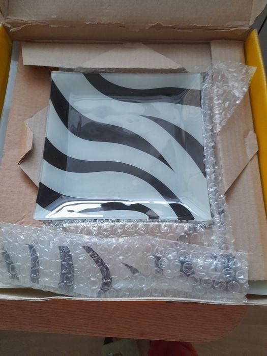 Набор посуды, графит, ваза