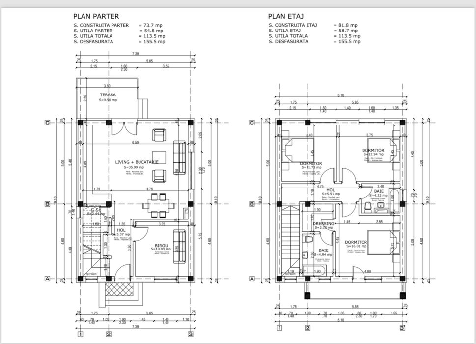 Vile cu Subsol - Str Aviator Constantin Cantacuzino - Oras Pantelimon